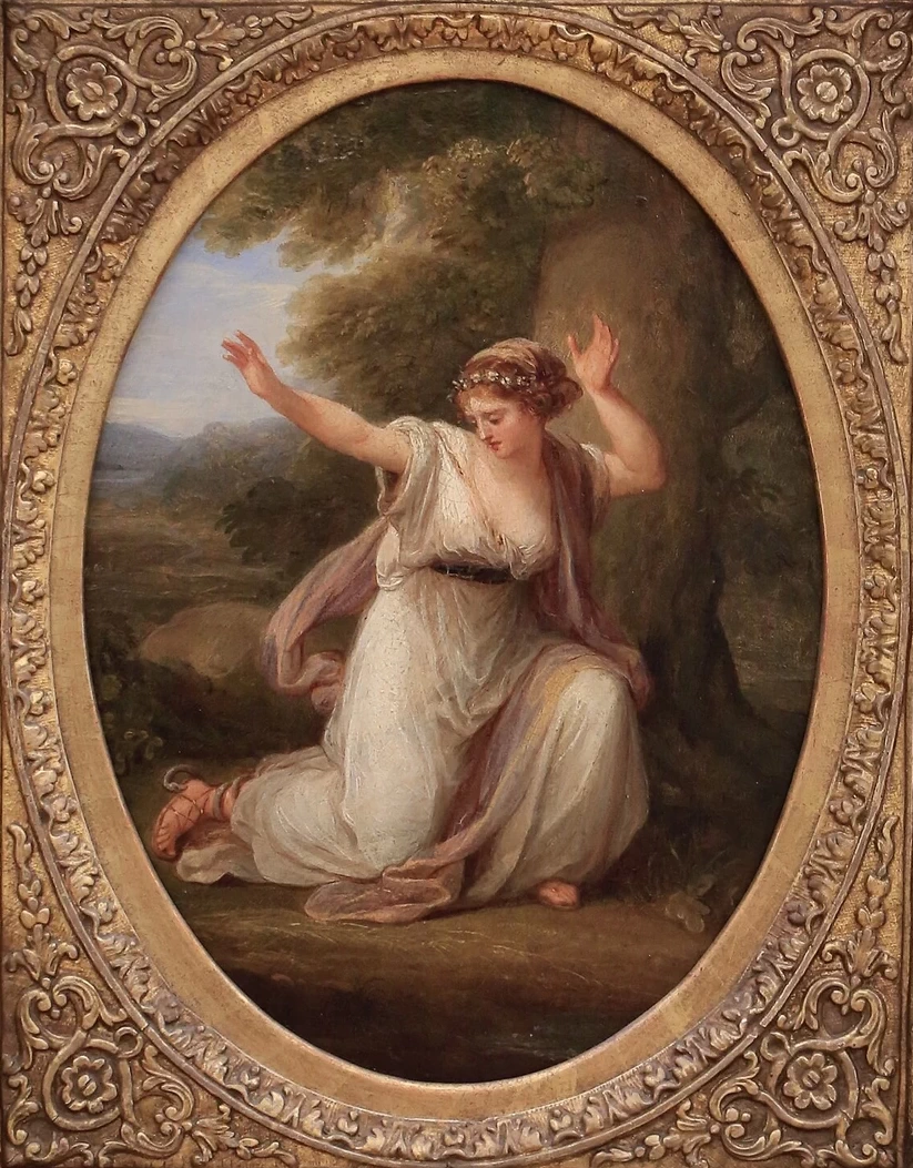 Angelika Kauffmann - Euridice morsa da un serpente, Bündner Kunstmuseum